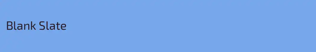 Blank Slate